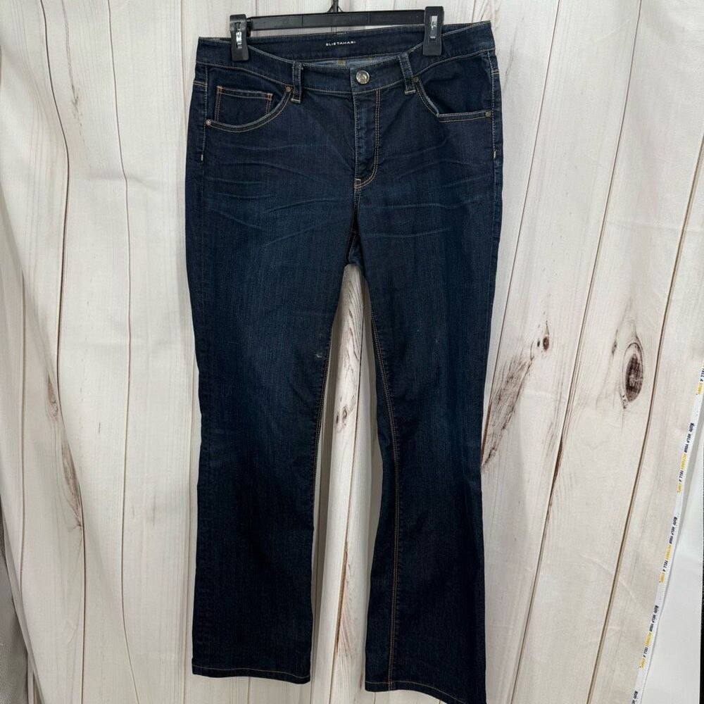Elie Tahari Women’s 12 Adena Straight Fit Jeans Denim